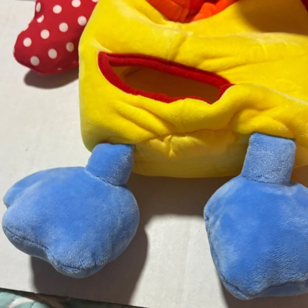 Colorful Plush rattle pelican by Doug and Melissa